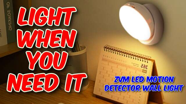 ZVM LED Motion Detector Wall Light Review