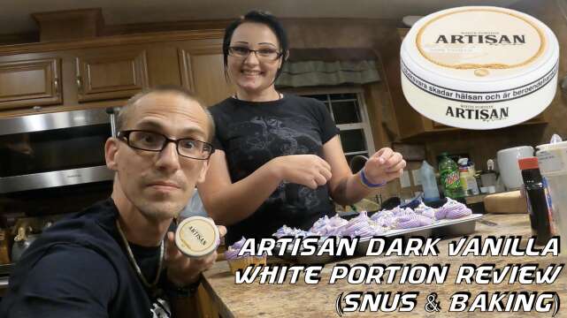 Artisan Dark Vanilla White Portion (Snus & Baking)