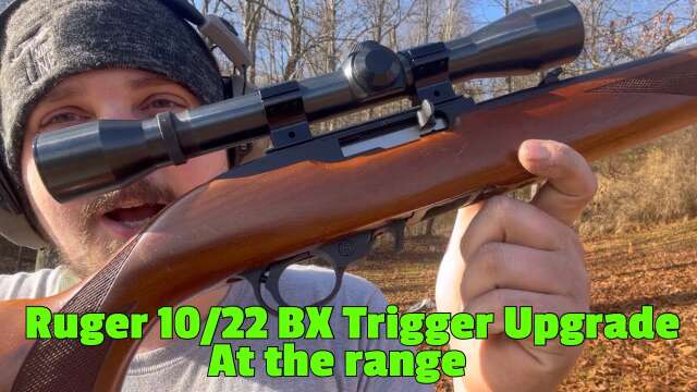 Ruger 10/22 BX Trigger Upgrade At The Range