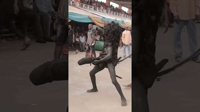 Nollywood Demon - Masquerade with big penis