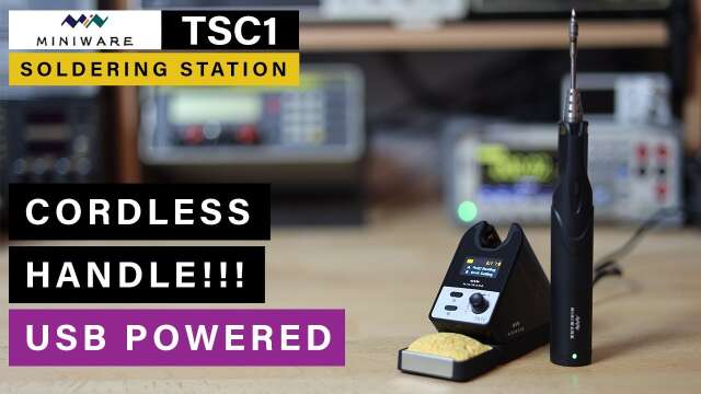 [BRAND NEW] Miniware TS1C Cordless Soldering Station ⭐ Small & powerful