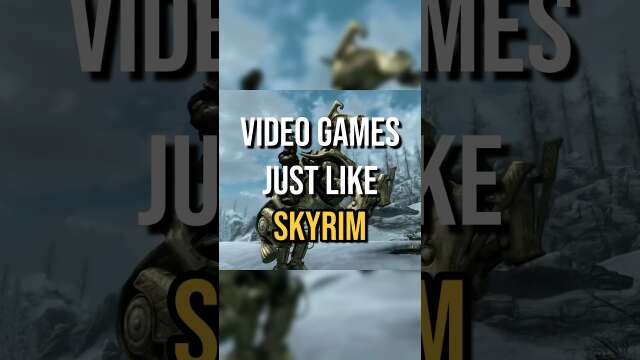 Video Games to play if you Like Skyrim #shorts