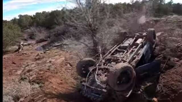 Toyota Tacoma Rollover Recovery! TOTAL LOSS!