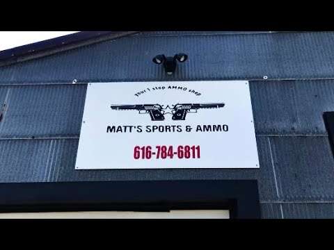 Matt's Sport & Ammo! Tour of my local gun store! Love this place! 💜🐇 #ammo #powder #reloading