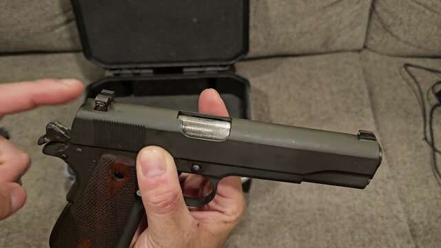 First Look at a Auto Ordnance 1911 (G.I. Replica)