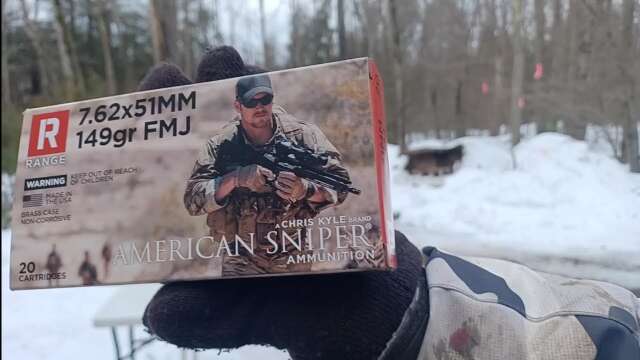American Sniper 7.62x51 ammo... 2.5 moa at 500 yards