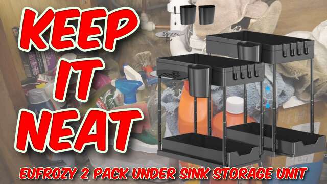 Eufrozy 2 Pack Under Sink Storage Unit Review