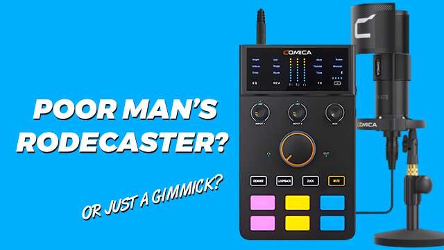 🔊Comica ADCaster Sound Card + Microphone Review = Poor Man's Rodecaster?🎤