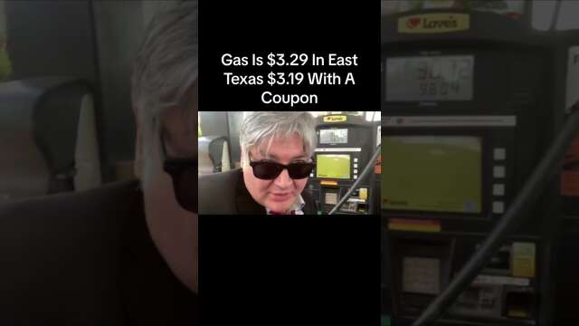 Gas Is $3.29 In East Texas $3.19 With A Coupon #Gas #GasPrices #LowerYourGasPrice #SaveMoney￼