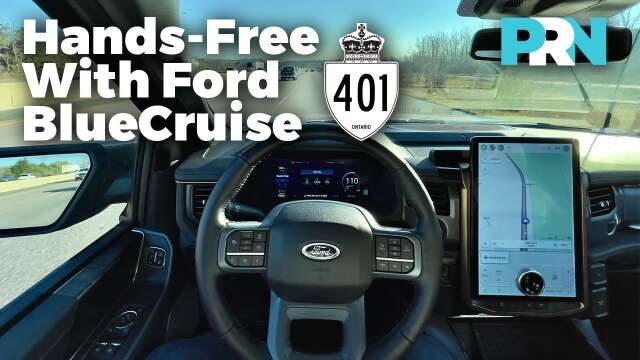 Putting Ford's BlueCruise Hands-Free Driving to the Test on Ontario Highway 401