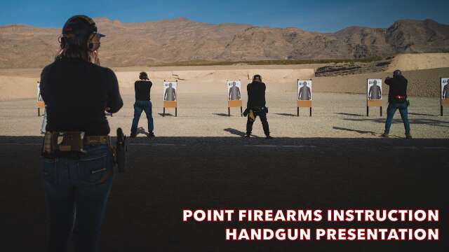 Point Firearms Instruction | Handgun Presentation