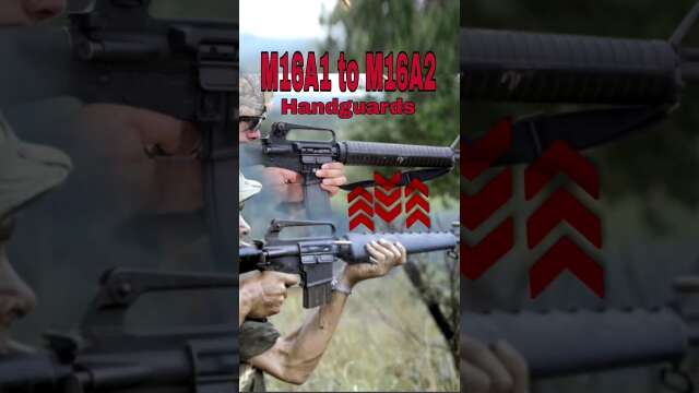 Why US changed M16A1 handguards to M16A2 handguards #colt @TheColtFirearms #shorts #ar #military
