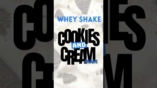 Introducing the all NEW Whey Shake Cookies & Cream!!! 💙