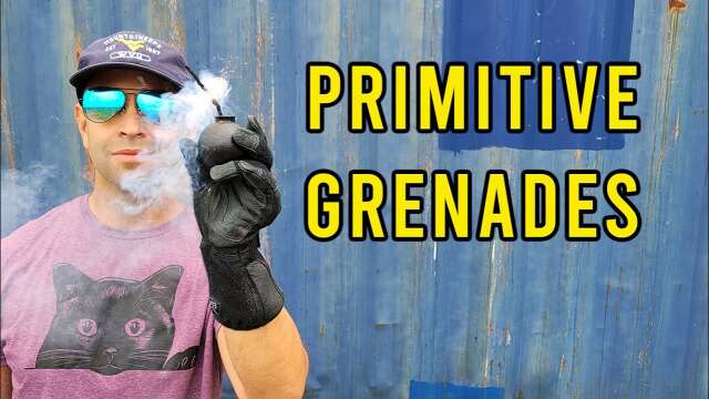 Primitive Black Powder Grenades