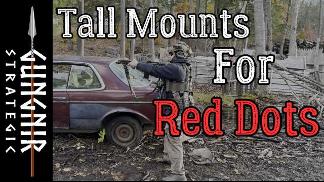 TALL Mounts for RED DOTS: Even If You Don't Have Night Vision!