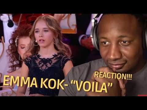 SHE IS AMAZING | 15 Year Old Emma Kok Sings Voilà – André Rieu, Maastricht 2023 REACTION