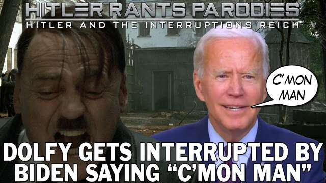 Dolfy gets interrupted by Biden saying "C'mon man"