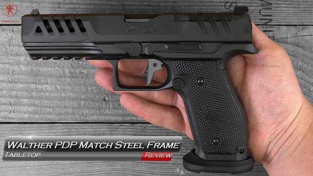 Walther PDP Match Steel Frame Tabletop Review and Field Strip